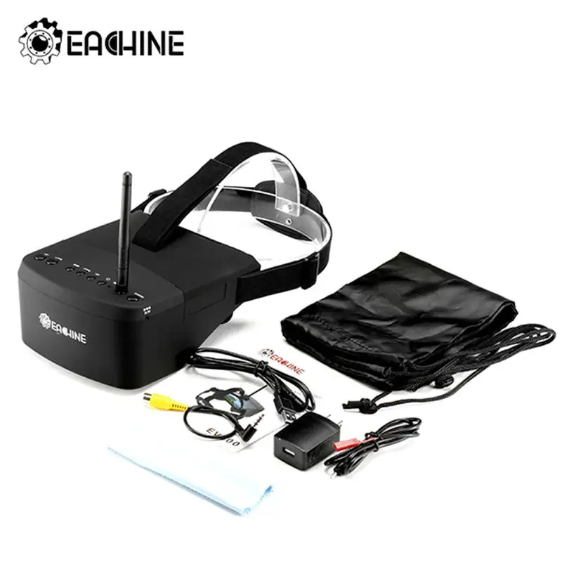 Eachine EV800 5 дюймов 800x480 8G 40CH FPV Goggle Raceband с автопоиском и встроенным аккумулятором |