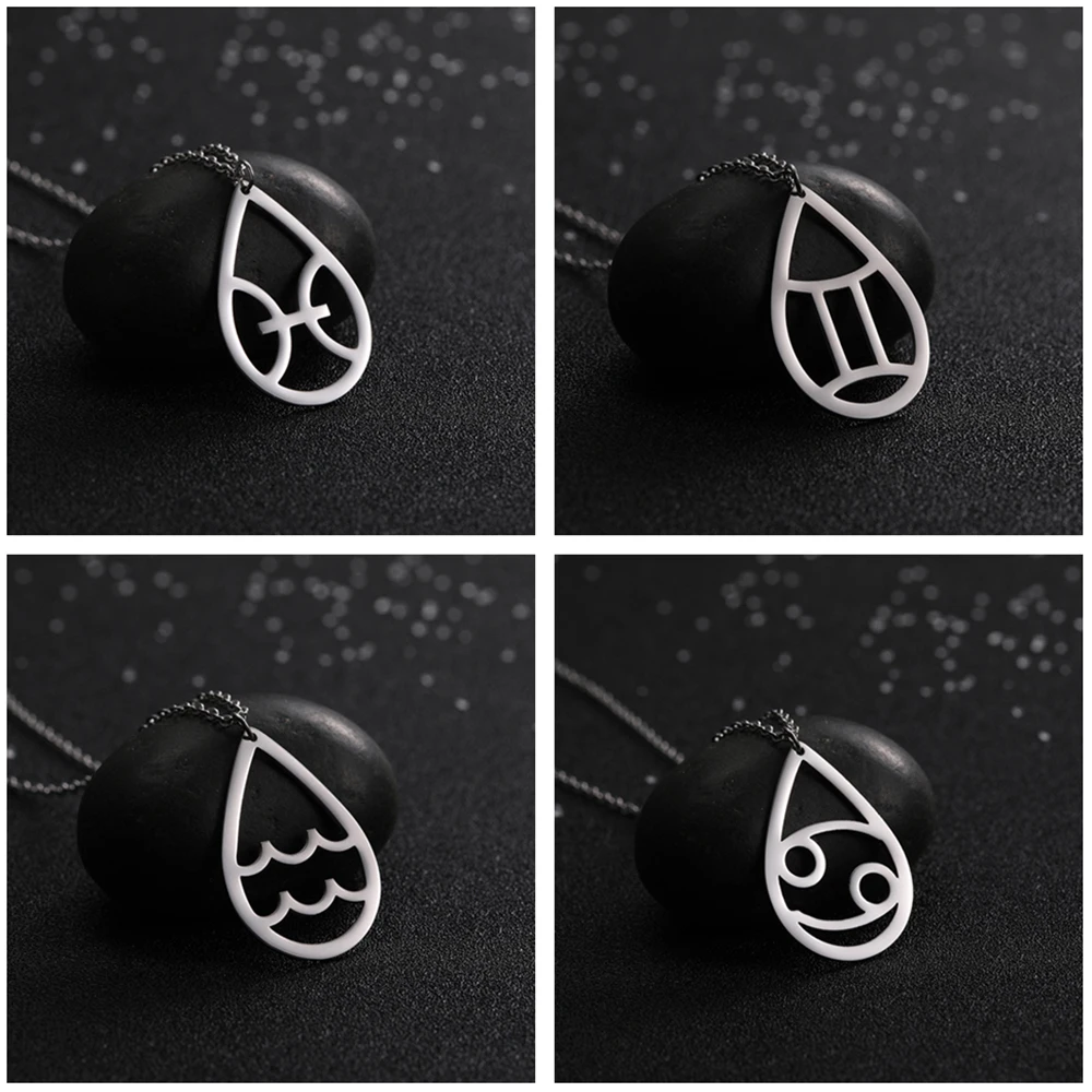 Ожерелье из нержавеющей стали LIKGREAT Twelve ожерелье Женские Ювелирные украшения