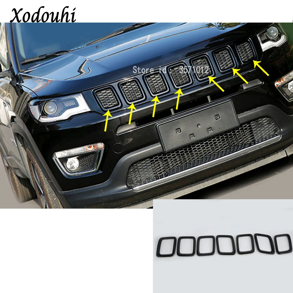 Для Jeep Compass 2017 2018 2019 2020 автомобильный Стайлинг палка защитный детектор отделка