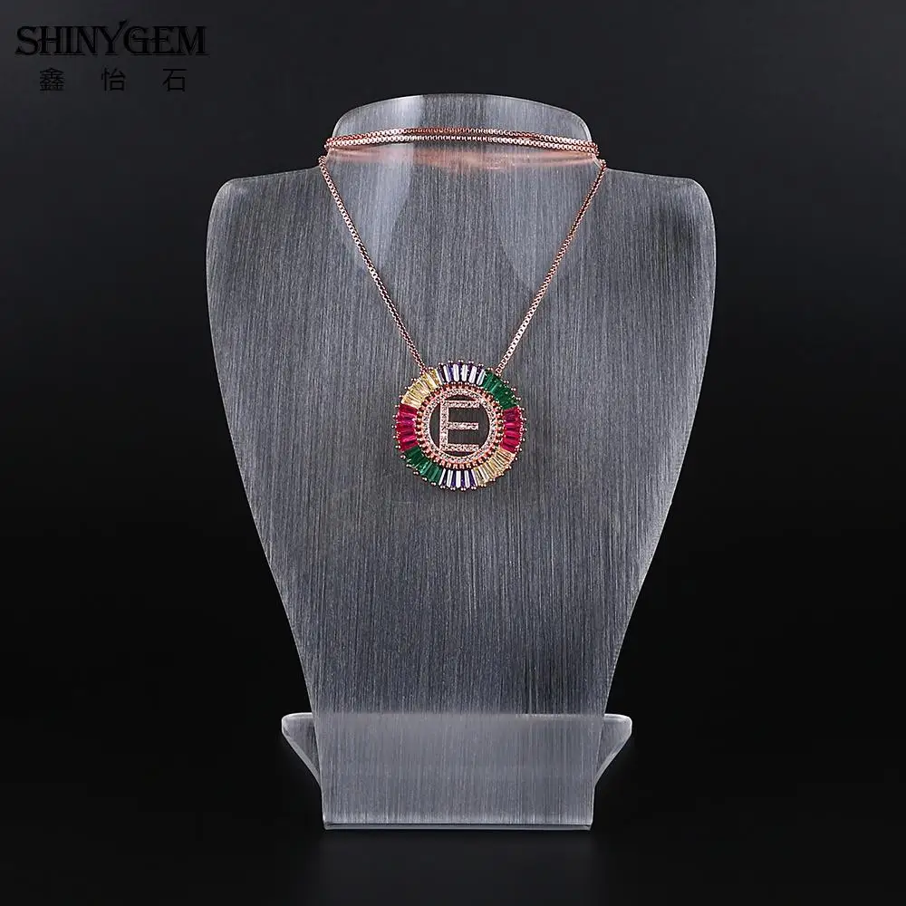 ShinyGem держатель для ожерелья Прозрачный матовый акриловый ювелирный дисплей