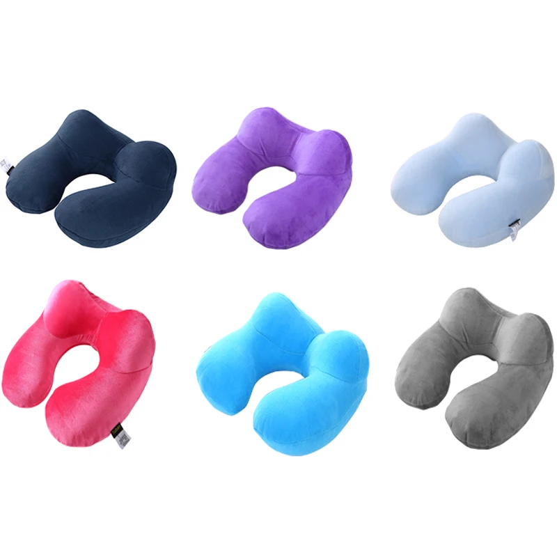 U образная дорожная подушка надувная в самолете дорожные аксессуары для головы