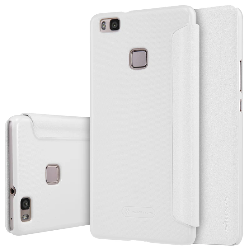 Для HUAWEI P9 Lite телефон случаях Nillkin Искра кожаный чехол для крышка телефона