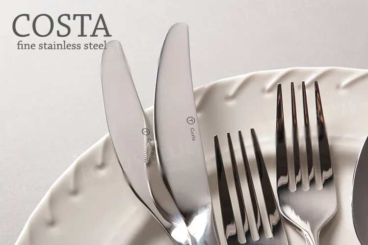 Высококачественные ножи для стейка вилки столовая посуда из нержавеющей стали