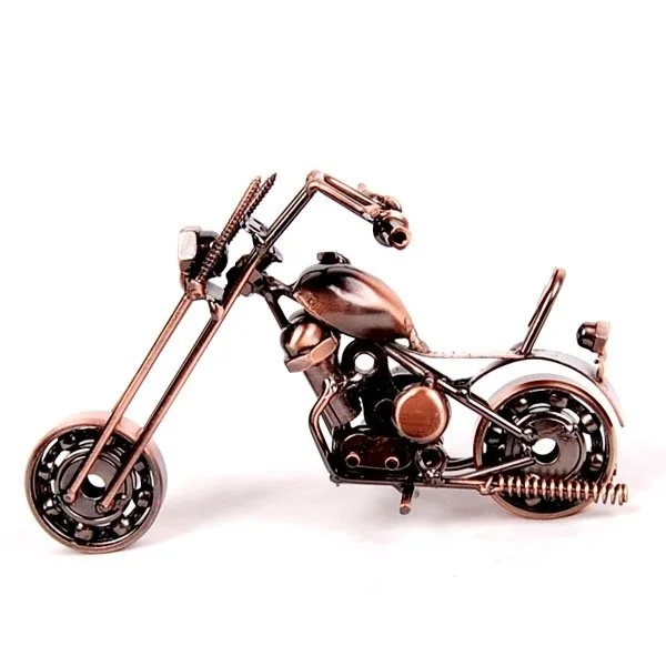 Новое поступление модель мотоцикла из кованого железа мебель для дома украшение