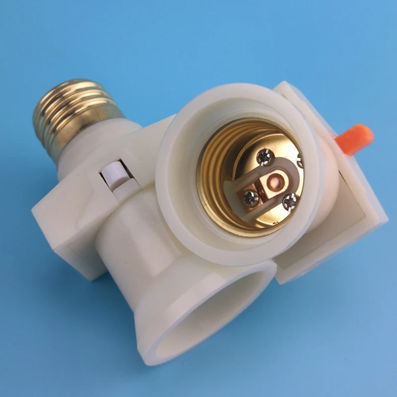 2 шт. Цоколи E27 Электрический держатель света с винт переключения гнездо