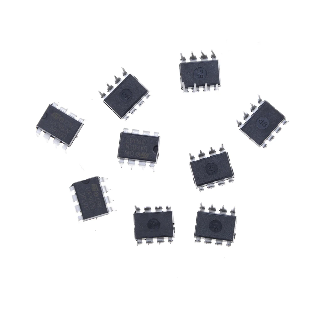 10 шт./лот UA741CN LM741 741 операционный усилитель OP AMP DIP-8 IC | Обустройство дома