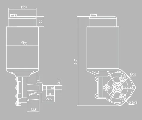 Двигатель с постоянным магнитом для проволочных кормушек сварочного аппарата |