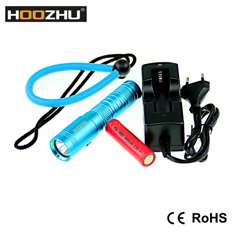 Светодиодный светильник для дайвинга водонепроницаемый погружения с аквалангом макс. 900 лм|Фонарики и