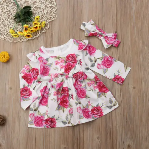 2018 &quotПринцесса&quot для деток с года до трех маленьких девочек длинными рукавами и