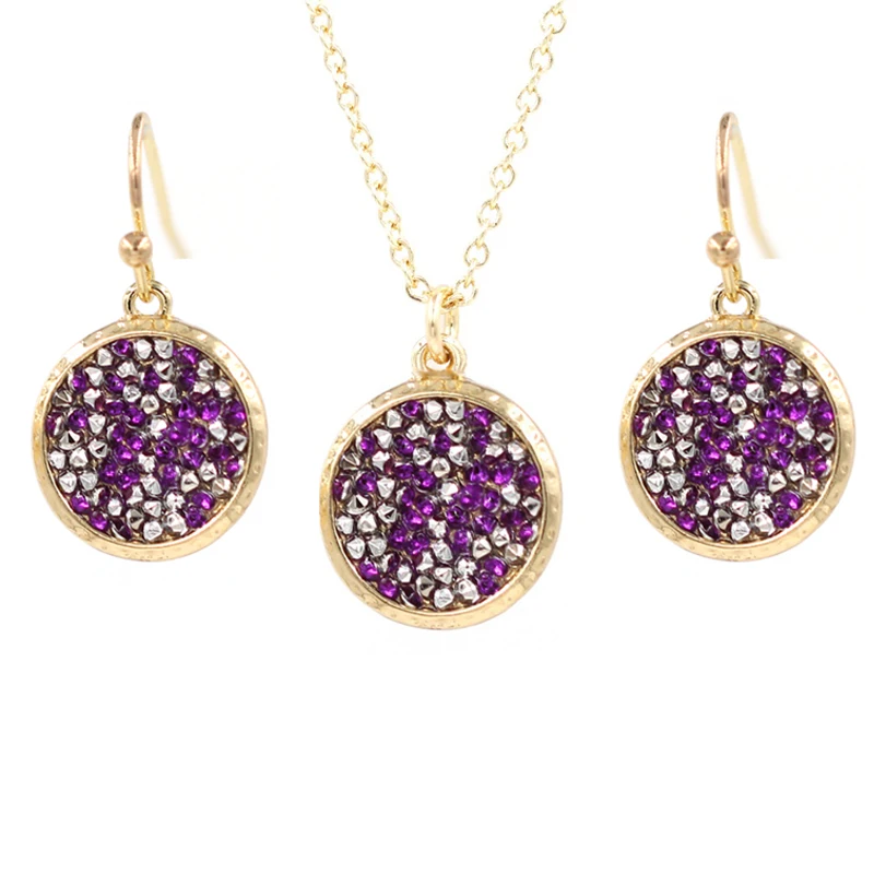 New Fashion 2019 Small Disc Crystal Geometric Water Drop Earrings For Women | Украшения и аксессуары
