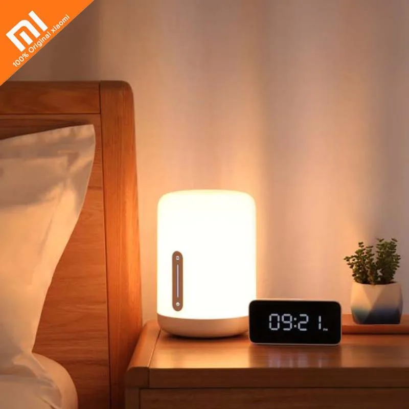 Оригинальная прикроватная лампа Xiaomi Mijia Yeelight Meter 2 с многоязычным управлением, сенсорный выключатель, умное приложение, регулировка цвета для Apple