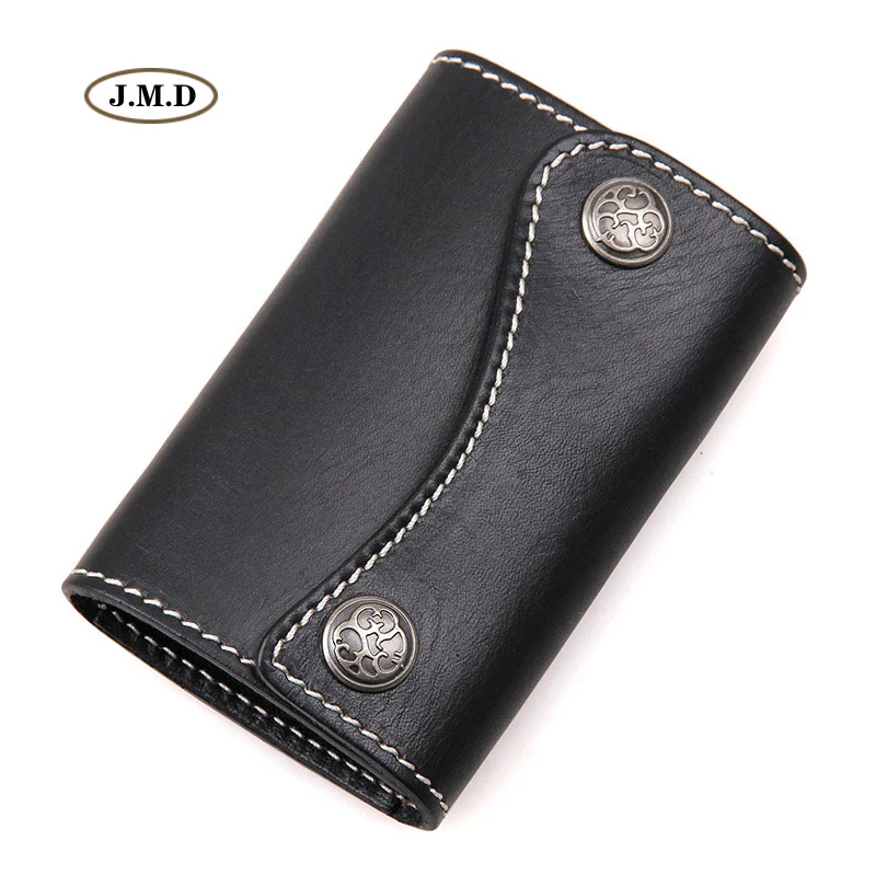 Модная стильная сумка для ключей из натуральной кожи унисекс 6 крючков