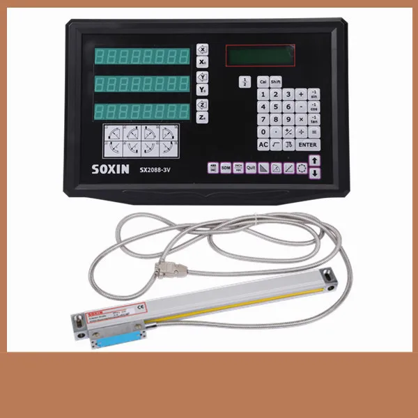 Бесплатная доставка 3-осевая УЦИ токарного станка цифровое считывание