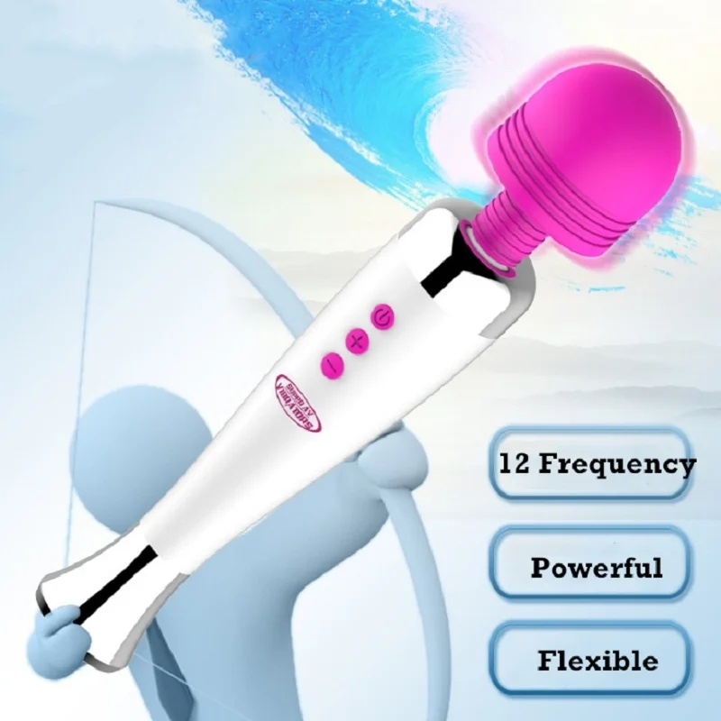 Мощный вибратор AV волшебная палочка секс игрушки для женщин Женский Стимулятор