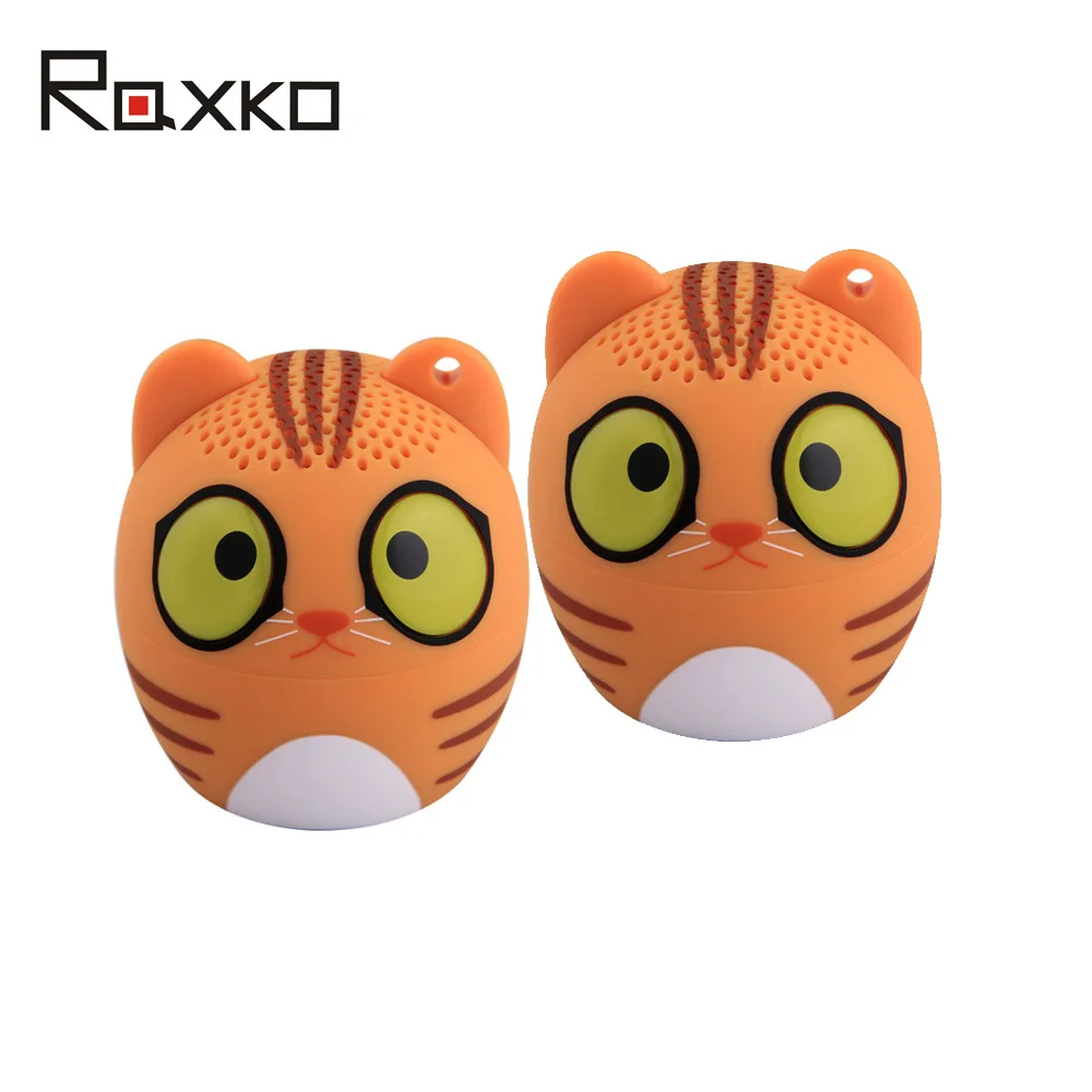 Raxko 2018 Stereo Blutooth Mini Wireless Outdoor Portable Speaker Bluetooth For Phone Music Cat bluethooth Loudspeaker subwoofer |
