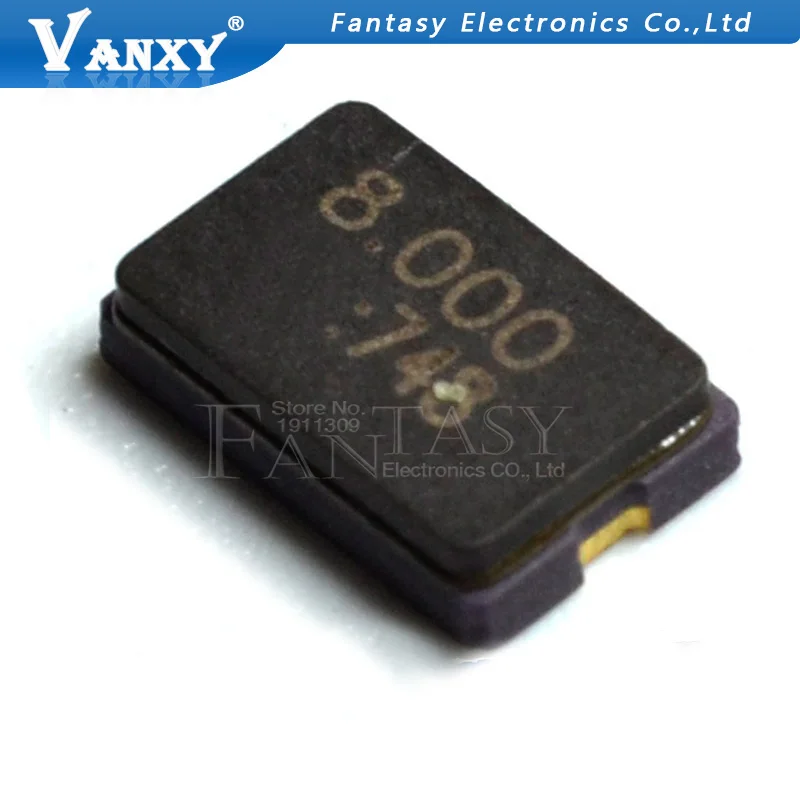 Кварцевый резонатор smd 10 шт. 8 МГц 11 0592 12 13 56 16 000 20 24 2Pin 5032 | Электронные компоненты и