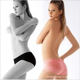 

Free shipping -- EMS Bamboo fibre ladies underwear in waist bud silk non-trace ladies underwear wholesale