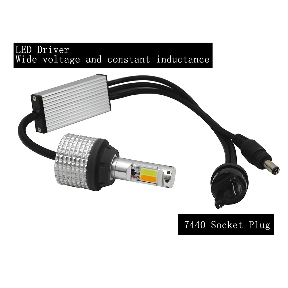 Автомобильный светодиодный поворотники светильник 30W COB 1156 1157 3156 3157 T20 7440 7443 WY21W drl светодиодный фары дневного света drl Включите светильник