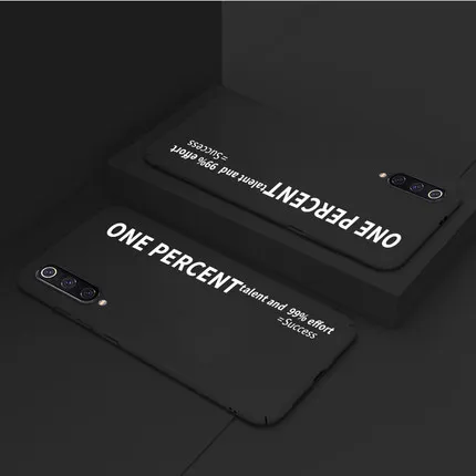 Xiaomi mi 9 чехол матовый Жесткий пластик чехол для Xiaomi mi 8 mi 9 se Lite Explorer mi 9 A2 mi X2 mi X 2 S mi x 3 redmi Note 7 - Цвет: Black