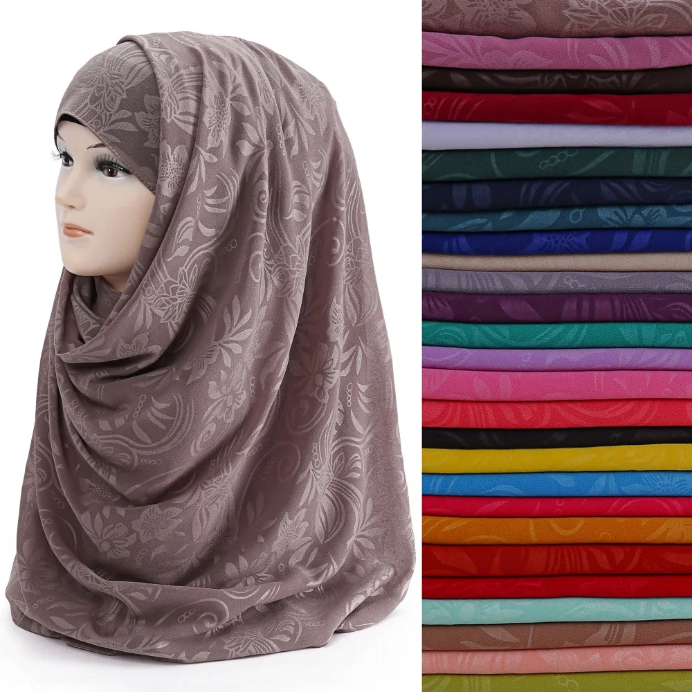Женский шифоновый мусульманский хиджаб с цветочным принтом 10 шт./лот|shawl wrap|scarf shawl