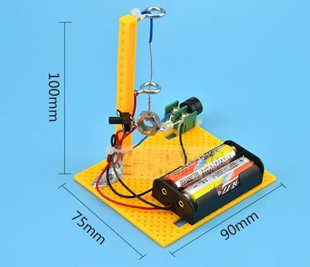 

DIY Earthquake Alarm Physical Science Experiment Training Equipment Toys Children Science Technology Small Production Making