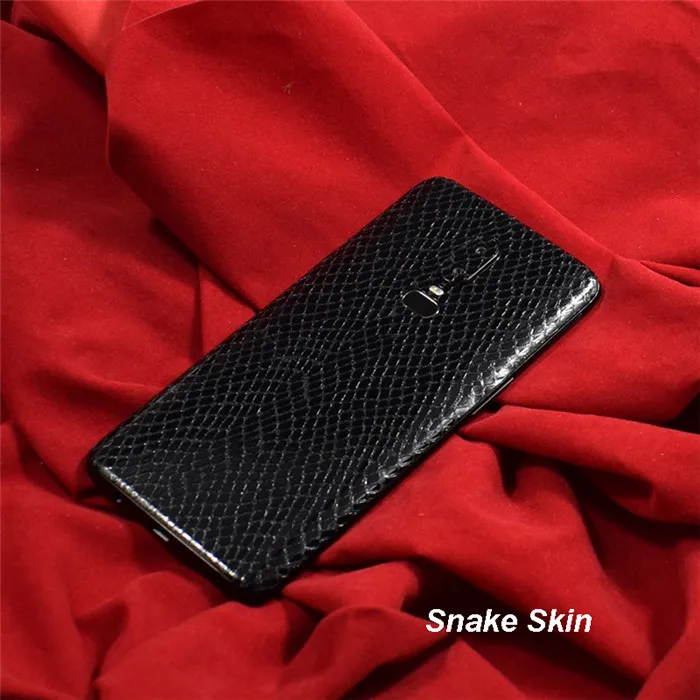 Snake Skin 3D наклейка из углеродного волокна для OnePlus 7 Pro, кожа/дерево, защитная задняя крышка для телефона, наклейка для OnePlus 6T 1+ 6, наклейка - Цвет: Snake Skin