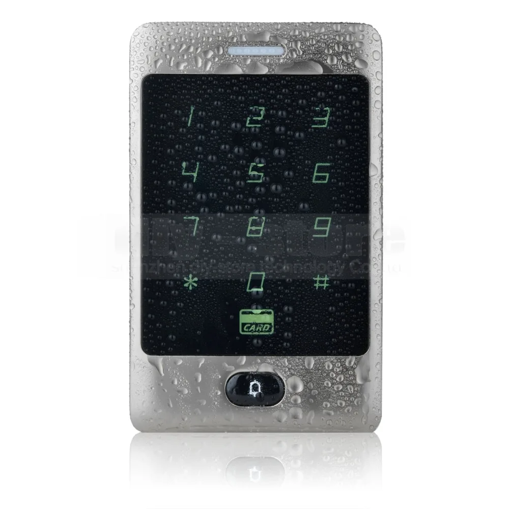 DIYSECUR Waterproof 125KHz RFID Card Reader Touch Panel Metal Case Password Keypad For Access Control System Kit | Безопасность и