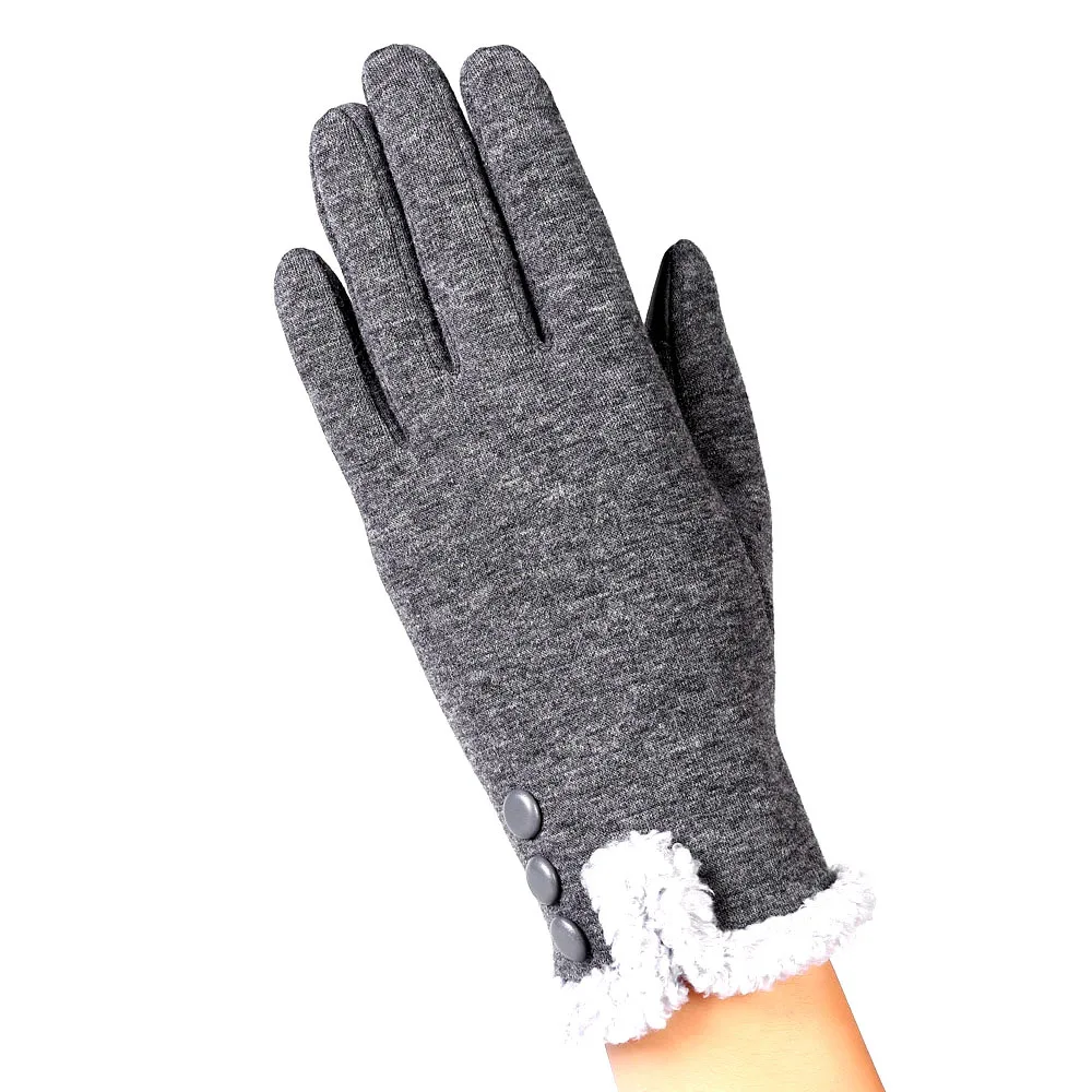 Классические Luvas de inverno женские модные зимние для активного отдыха, спортивная теплая перчатки варежки Eldiven однотонные розовые женские перчатки