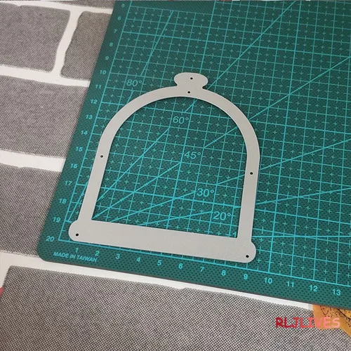 2 RLJLIVES стеклянный купол металлические трафареты для пресс-формы для DIY Скрапбукинг штамп/фото украшение для альбома тиснение бумажные карточки ручной работы - Цвет: 2