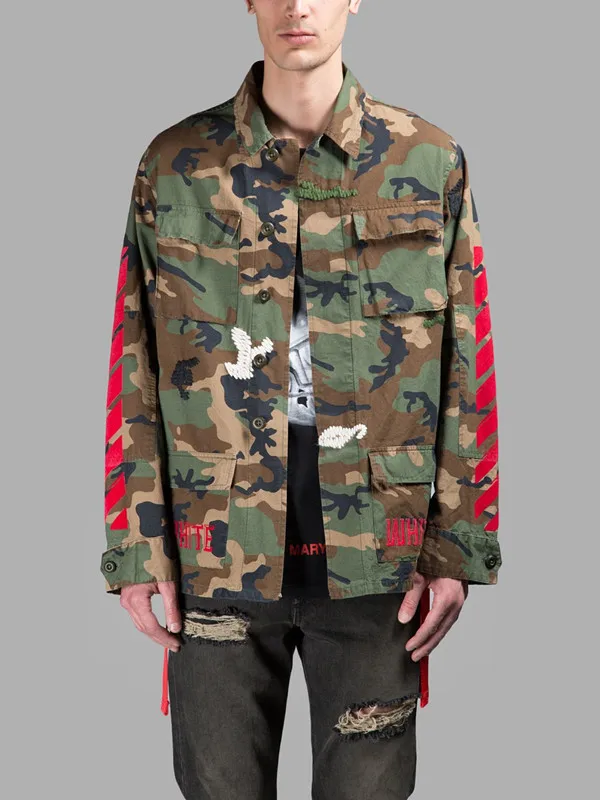 2016 новых прибыть мода бренд мужской канье уэст от белого вергилий Abloh куртки