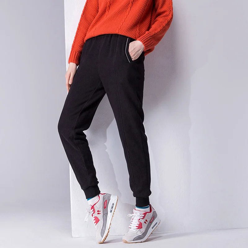 Toyouth штаны шаровары осень и зима для женщин брюки девочек плотные цветные скинни