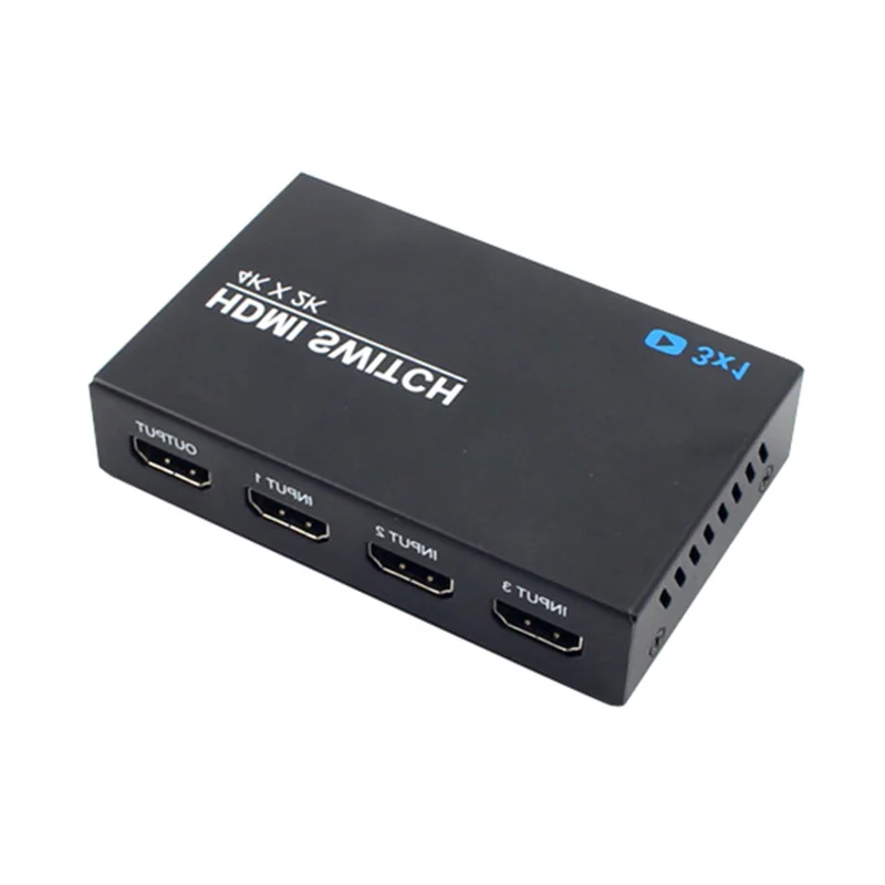 4k x 2k 3x1 3d Hdmi переключатель сплиттер 3 в 1 Hdtv аудио видео конвертер адаптер с пультом