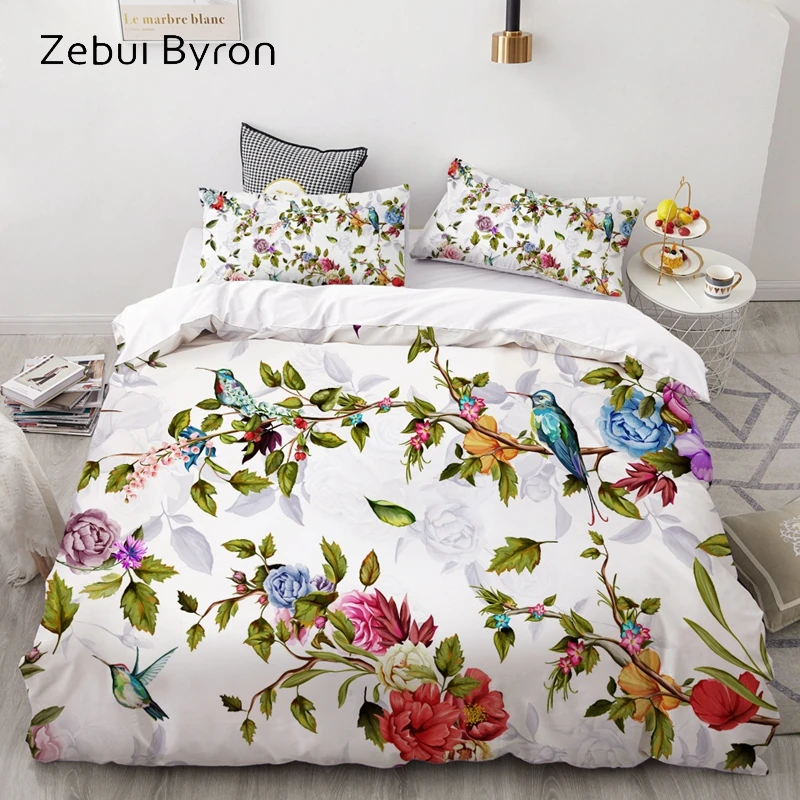 Комплект постельного белья с 3D принтом HD индивидуальный/Кинг/Европа/США