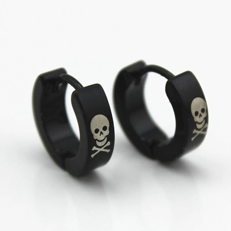 BLIJERY, новинка, модные, черные, золотые, серебряные, цветные, нержавеющая сталь, маленькие серьги-кольца для женщин и мужчин, простые, в стиле панк, рок, ювелирные изделия, подарки