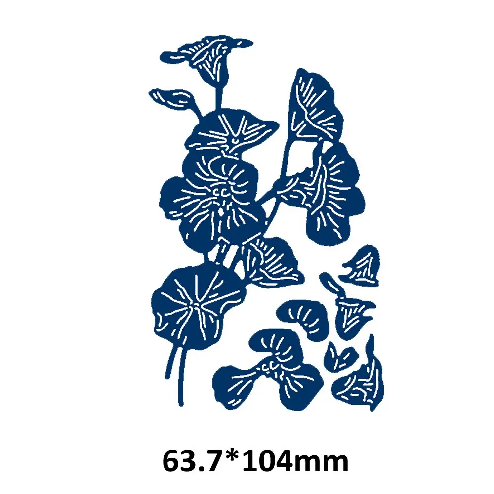 Металлические Вырубные штампы Nasturtium Flower альбом для открыток сделай сам