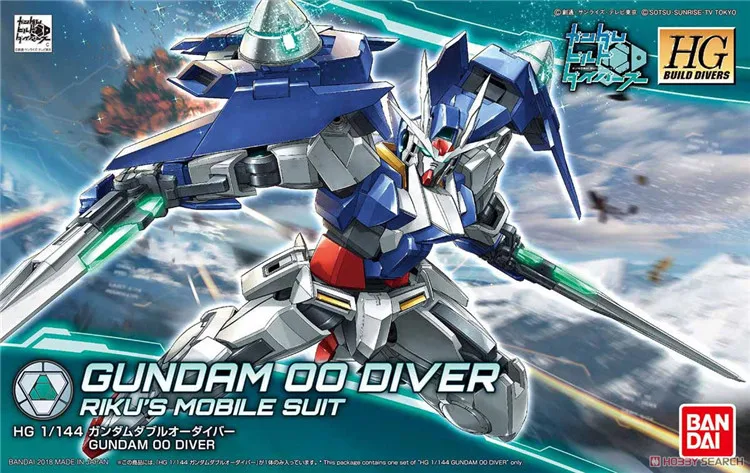 Bandai Gundam 25728 HGBD 000 1/144 00 OO сборные наборы моделей Аниме Фигурки игрушки для детей