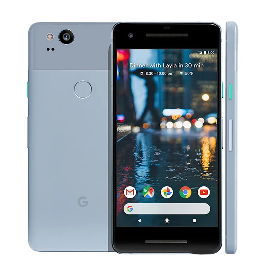 Смартфон Google Pixel 2 5,0 ''4 GB 64 GB/128 GB Android, восьмиядерный смартфон Snapdragon 835, отпечаток пальца, 4G LTE OTA, мобильный телефон