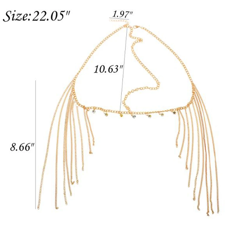 Женский ободок с кисточками PINKSEE богемный боковой волнистой цепью свадебные