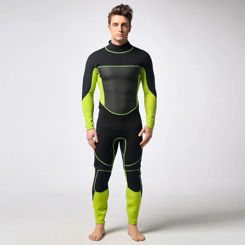 Гидрокостюм для подводной охоты 3 мм неопрен костюм подводного плавания черный