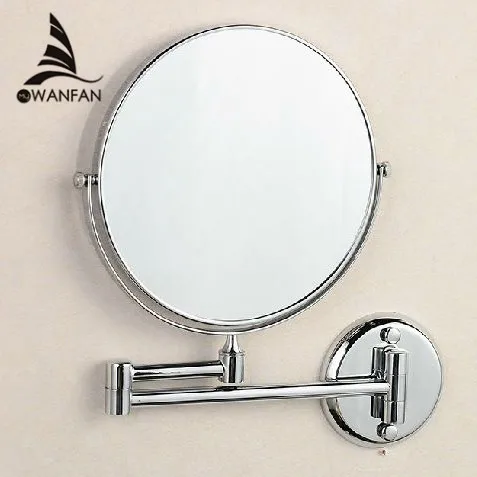 Зеркало настенное круглое Латунное с 3 увеличениями 8 дюймов 1308L|bath mirror|brass bathroom