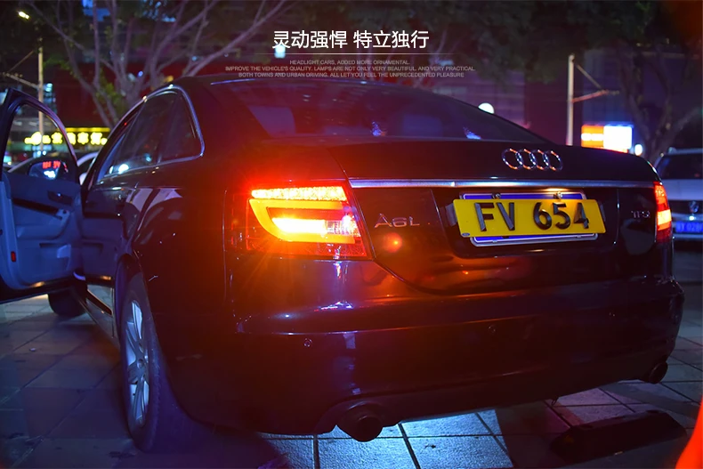 Doxa автомобильный Стайлинг задний фонарь для Audi A6 2005-2008 задние фонари светодиодный задний фонарь светодиодный DRL+ тормоз+ Парк+ сигнальный стоп-сигнал