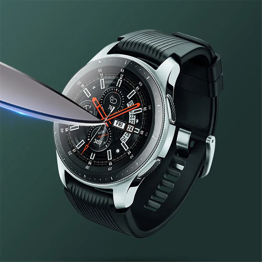 Для Samsung Galaxy Watch Series ремешок 46 мм 42 прозрачная пленка из закаленного стекла 9H