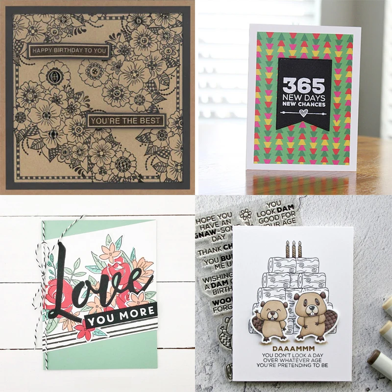 Color pattern transparent silicone stamp DIY scrapbook / album decoration card making seal supplies | Канцтовары для офиса и
