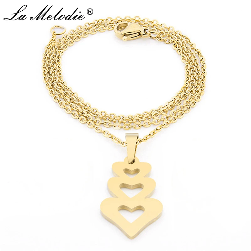 Комплект из колье и серёг нержавеющей стали|Ювелирные наборы| |