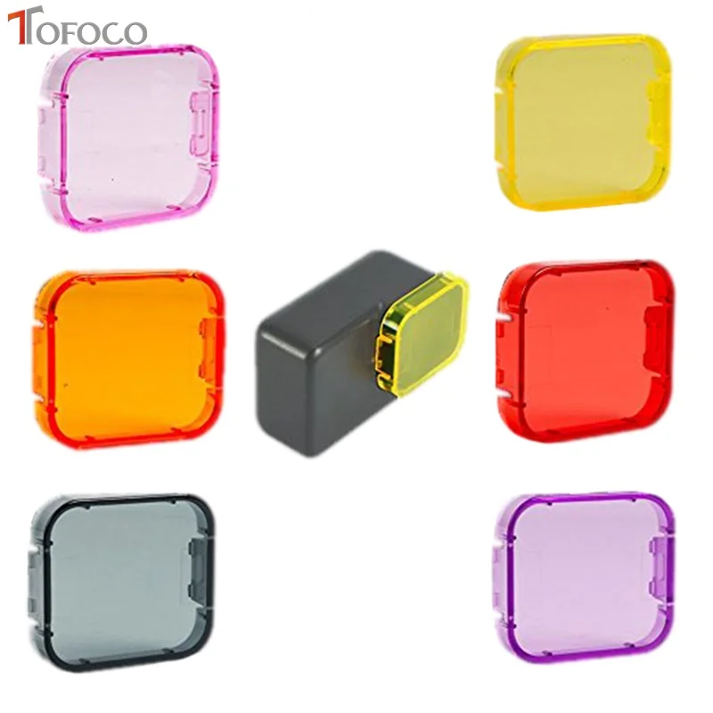 2017 New Arrival Rushed Follow Focus Photography Steadycam Tofoco For Gopro Hero 5 Accessories Diving Filters Lens 6pcs | Электроника