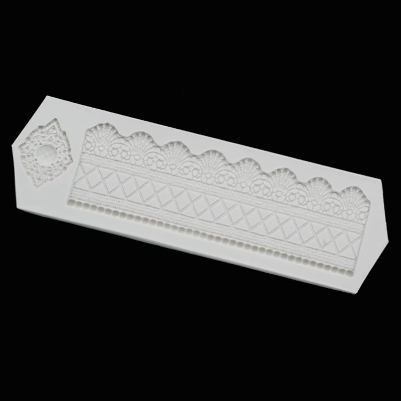 Кружевная силиконовая форма для помадки инструменты украшения тортов