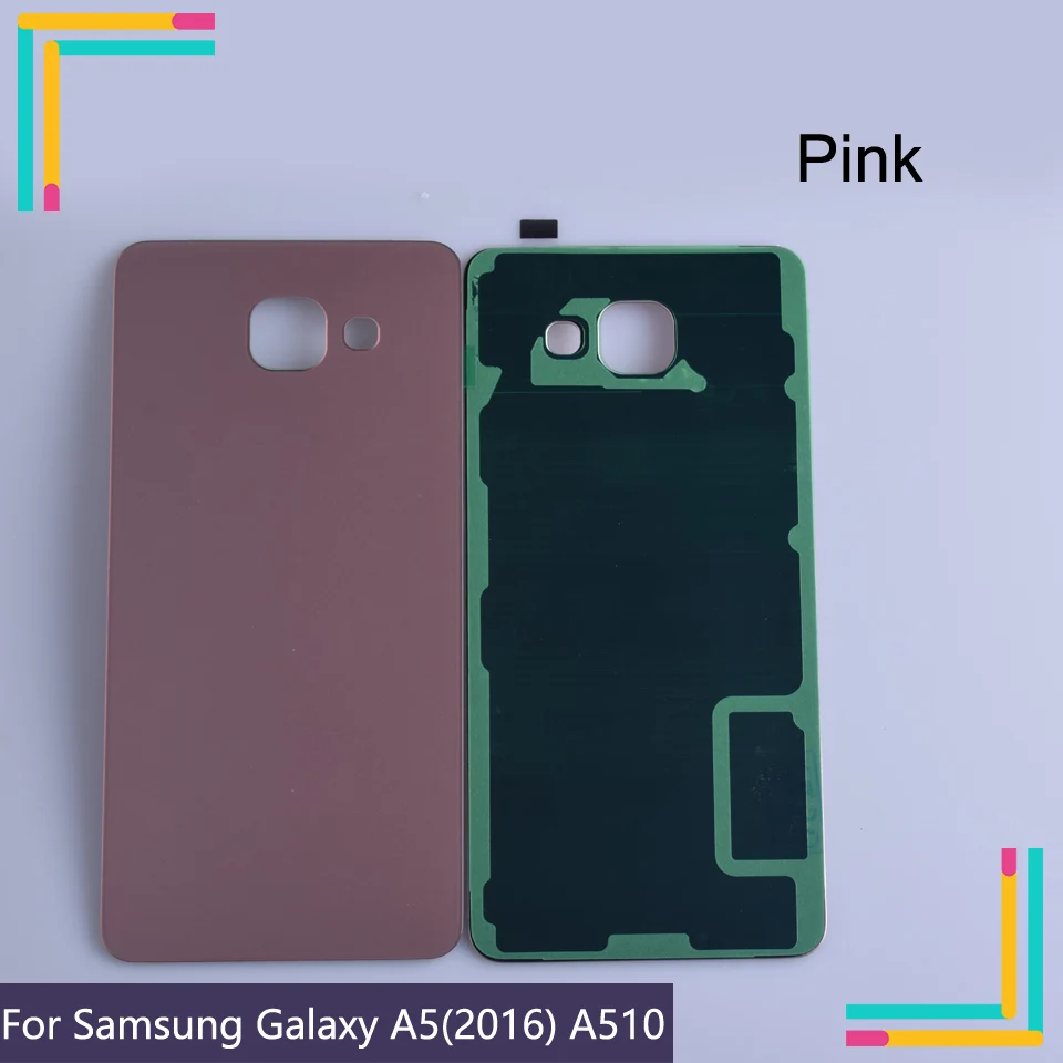 Задняя дверь корпус для Samsung A5 2016 Galaxy A510 A510F A5100 задняя крышка батарейный Корпус 3D