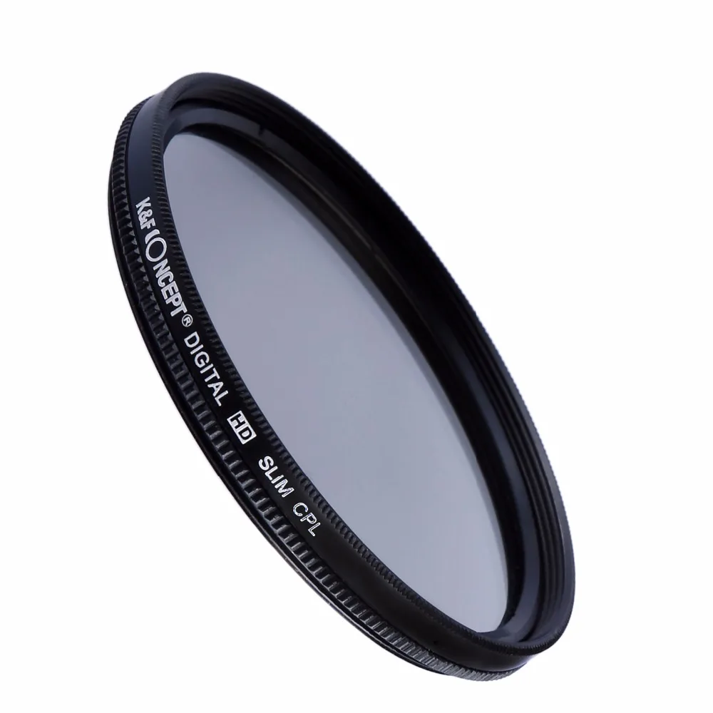 Комплект фильтров для объектива K & F CONCEPT поляризатор CPL UV FLD ND2 ND4 ND8 52 мм 55 58 62 67 72 77