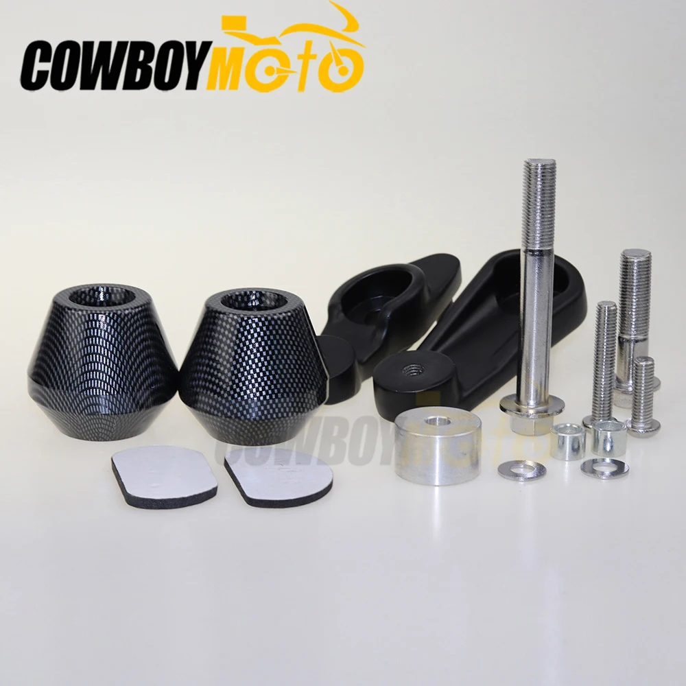 

Freeshipping motorcycle parts No Cut Frame Slider For Yamaha 2009 2010 2011 2012 YZF R1 YZFR1 YZF-R1 Carbon