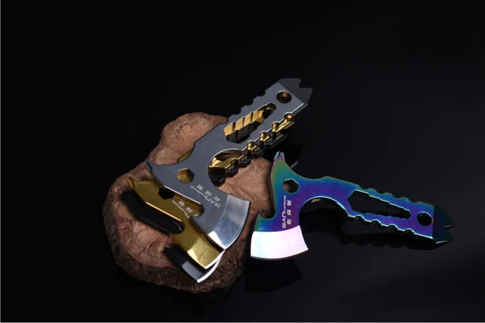 Многофункциональный карманный топорик для кемпинга выживания инструменты